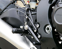 REAR SETS [BLACK] - Honda CBR1000RR '08-'16 (non-ABS)