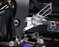 REAR SETS [SILVER] - Honda CBR1000RR '08-'16 (non-ABS)