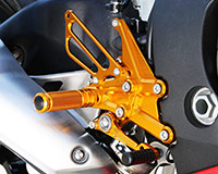 REAR SETS [GOLD] - Honda CBR1000RR/SP (for quick shifter) '17-