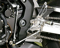REAR SETS [SILVER] - Honda CBR1000RR ('04-'07)