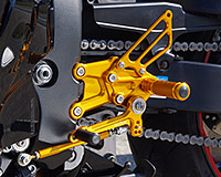 REAR SETS [GOLD] - Honda CBR600RR ABS ('09-'20)