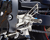 REAR SETS [SILVER] - Honda CBR600RR ABS ('09-'20)