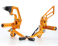 REVERSE SHIFT REAR SETS [GOLD] - Honda GROM '16-'20
