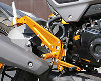 REAR SETS + TANDEM BRACKETS [GOLD] - Honda GROM '16-