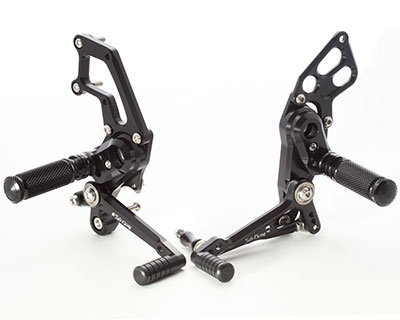 REAR SETS [BLACK] - Honda Monkey 125 ('18- )