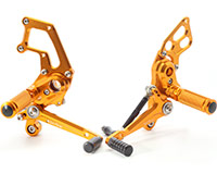 REVERSE SHIFT REAR SETS [GOLD] - Honda Monkey 125 ('18- )