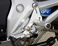 REAR SETS [SILVER] - Honda NC700 ('11-'13 non-DCT)