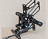 REAR SETS [BLACK] - Honda RC51 ('00-'06)