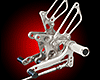 REAR SETS [SILVER] - Honda RC51 ('00-'06)