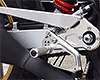 REAR SETS [BLACK] - Honda VTR250 ('98-'11)