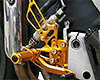 REAR SETS [GOLD] - Honda VFR800/ Interceptor ('02-'12)