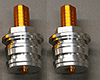 FORK SPRING PRELOAD ADJUSTERS [SILVER]- Ninja250R/ Ninja300 '08-