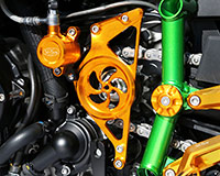 SHIFT SPINDLE HOLDER [GOLD] - Kawasaki H2 ('15- )