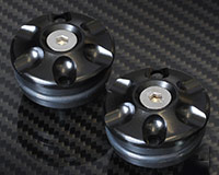 Frame Plugs [BLACK] - KAWASAKI H2 SX/ SE ('18- ) (Set of 2)