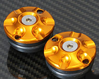 Frame Plugs [GOLD] - KAWASAKI H2 SX/ SE ('18- ) (Set of 2)