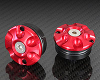 Frame Plugs [RED] - KAWASAKI H2 SX/ SE ('18- ) (Set of 2)
