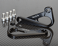 RACING HOOKS [BLACK] - Kawasaki ZX-6R ('09-'21) (no EX hanger)