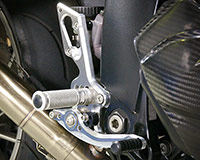 REAR SETS [SILVER] - BMW K1300R/ K1300S