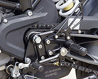 REAR SETS [BLACK] - KTM 125/ 200 DUKE ('11- )