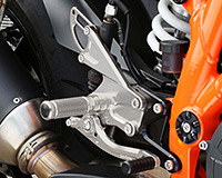 REAR SETS [SILVER] - KTM 1290 SUPER DUKE R '14-'19