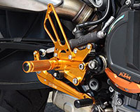 REAR SETS [BLACK] - KTM 790 DUKE ('18- )