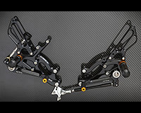 'Race Concept' REAR SETS [BLACK] - KTM RC8/ R ('08-'14)