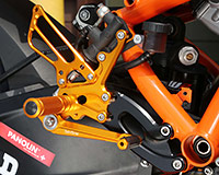 'Race Concept' REAR SETS [GOLD] - KTM RC8/ R