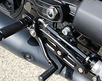 Rear Sets [BLACK] - Moto Guzzi V7 III ('17- )