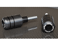 FRAME SLIDERS [BLACK]- Suzuki GSX-R600 ('01 -'03)