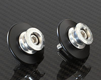 SWINGARM SPOOLS - 'Type 2' Aluminum Spools -Size M6- [SILVER]