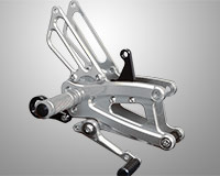 REAR SETS [SILVER] - Triumph Daytona 675R ('13-'17)