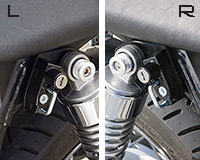 HELMET LOCKS - [L]+[R] Set - Triumph Bonneville ('01-'15)
