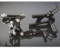 REAR SETS [BLACK] (for QS)- Triumph 765 Street Triple R/S '17-19