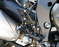REAR SETS [BLACK] - Yamaha FZ1 ('06-'15)/ FZ8 (non-ABS)