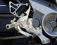 REAR SETS [SILVER] - Yamaha MT-01 ('05-'12)