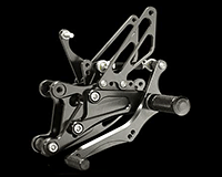 REAR SETS [BLACK] - Yamaha YZF-R1 ('04-'06)