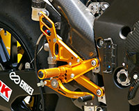 REAR SETS [GOLD] - Yamaha YZF-R1 ('09-'14)
