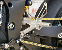 REAR SETS [SILVER] - Yamaha YZF-R1 ('09-'14)