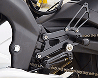 REAR SETS [BLACK] - Yamaha YZF-R125 ('08-'13)