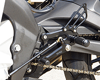 REVERSE SHIFT REAR SETS [BLACK] - Yamaha YZF-R125 ('08-'13)
