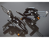 Race Concept REAR SETS [BLACK] design v.2- Yamaha YZF-R3 '15-'18