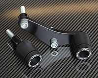 FRAME SLIDERS [BLACK]- Yamaha YZF-R6 ('03-'05)
