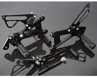 REAR SETS [BLACK] - Yamaha YZF-R6 '17-'20