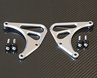 HEEL GUARD SET [SILVER] - Yamaha VMAX 1700 ('09-'19)
