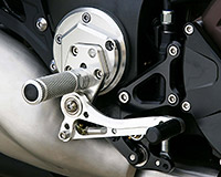 REAR SETS [SILVER] - Yamaha VMAX 1700 ('09-'19)